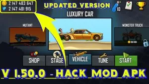 Hill Climb racing APK unlocked (Unlimited money / gems) 4
