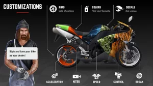 Racing Fever Moto Mod APK (Unlimited Money)  Download 2